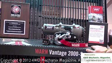 Warn's SEMA Award for OHV winch series