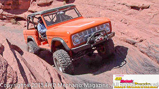 Vintage Ford Bronco at 2013 Warn Moab Media run