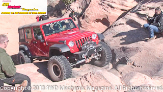 Warn's Jeep JK Wrangler driven by Jessi Combs at Moab 2013 Media Run