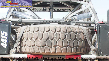 Larry McRae's #4415 Ultra4 race Jeep runs BFGoodrich® Tires!