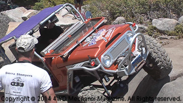 Mark Elliott's PURPLETOP Garage Land Cruiser on the Rubicon Trail