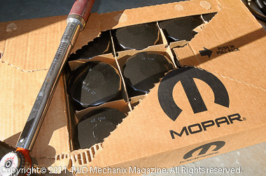 Mopar filters by the case—that's long-term insurance!