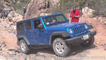 New Jeep JK Wrangler Unlimited drives Strike Ravine.