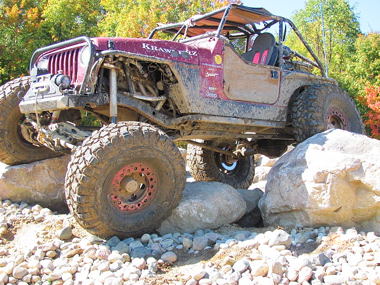 Ben Shelswell's rock crawling Wrangler TJ! Photo courtesy of Ben Shelswell.