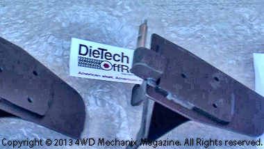 Die Tech Off-Road's mirror relocation brackets for the Jeep TJ Wrangler