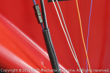 MSD wires are in durable harnesses or color coded for easy identification.