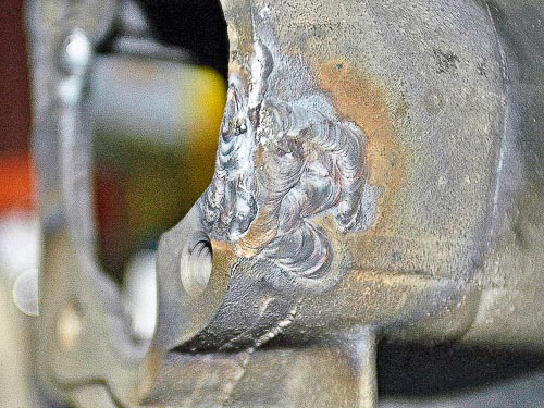 TIG process served best in this gray iron repair process