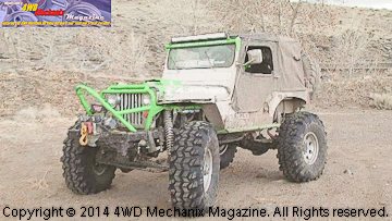 Family CJ3A now a heavily modified Jeep flat-fender