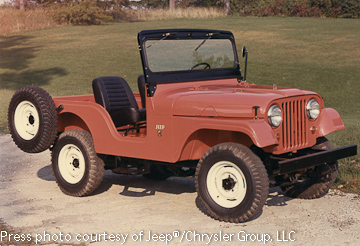 Vintage CJ-5 photo courtesy of Chrysler Group