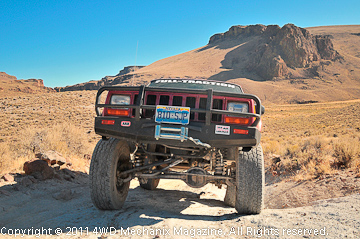 XJ Cherokee plies the High Rock Canyon trail.