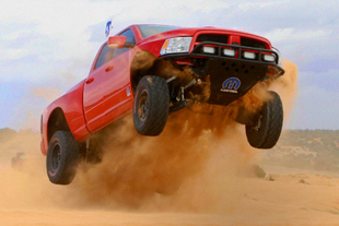 Mopar's Ram Runner catches major air in the desert!