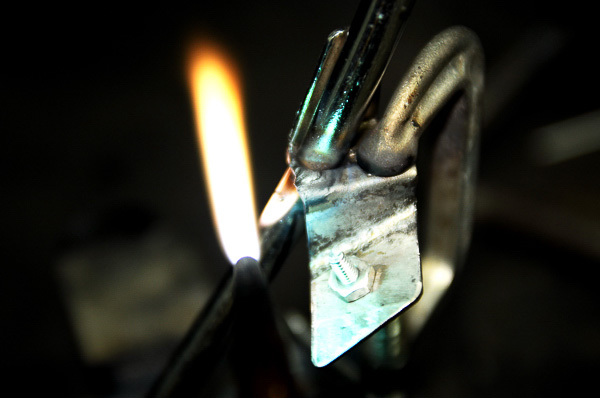 Fine control of heat and a smaller tip enable pinpoint gas welding with practice.