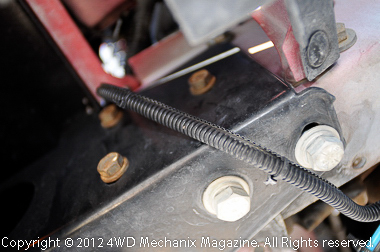 Careful wiring of the block heater cord